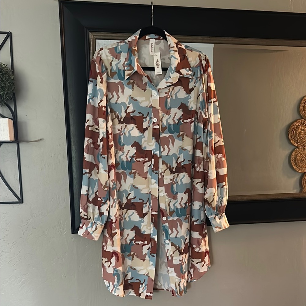 Goldie Lew Call Me Cowgirl Dress with pockets | Size Medium | NWT